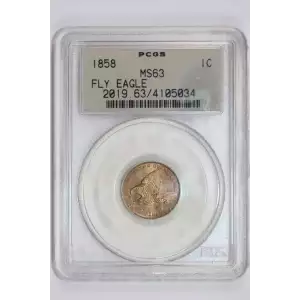 1858 1C Large Letters