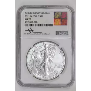 2011 W BURNISHED SILVER EAGLE 