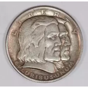 Classic Commemorative Silver--- Long Island Tercentenary 1936 -Silver- 0.5 Dollar