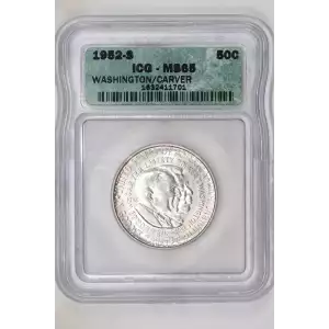 Classic Commemorative Silver---Carver/Washington Commemorative 1951-1954-Silver- 0.5 Dollar