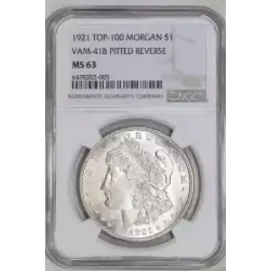 1921 TOP-100 VAM-41B PITTED REVERSE 