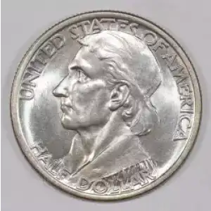 Classic Commemorative Silver--- Daniel Boone Bicentennial 1934-1938-Silver- 0.5 Dollar