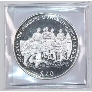 LIBERIA Silver 20 DOLLARS