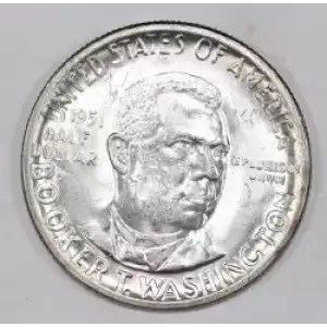Classic Commemorative Silver--- Booker T. Washington Memorial 1946-1951-Silver- 0.5 Dollar
