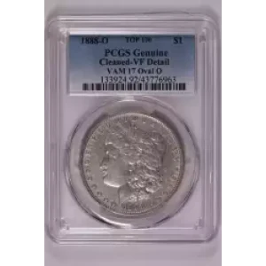 1888-O $1 VAM 17 Oval O