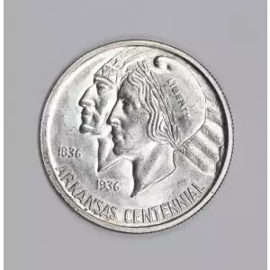 Classic Commemorative Silver--- Arkansas Centennial 1935-1939-Silver- 0.5 Dollar