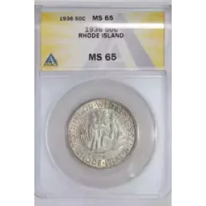 Classic Commemorative Silver--- Providence, Rhode Island, Tercentenary 1936 -Silver- 0.5 Dollar