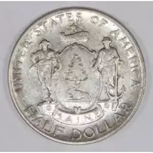 Classic Commemorative Silver--- Maine Centennial 1920-Silver- 0.5 Dollar