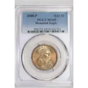 2000-P SAC$1 Wounded Eagle (2)