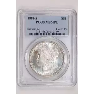 1881-S $1, PL