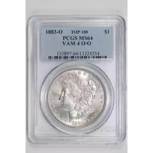 1883-O $1 VAM 4 O/O TOP 100