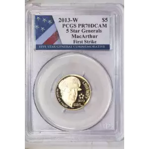 2013-W $5 5 Star Generals MacArthur - First Strike, DCAM (2)