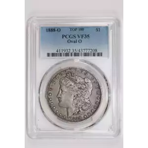 1888-O $1 Oval O TOP 100