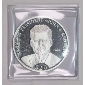 LIBERIA Silver 20 DOLLARS