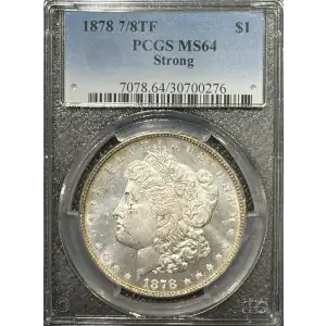 1878 7/8TF $1 Strong
