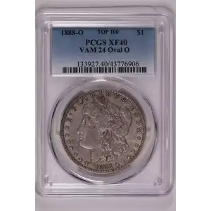 1888-O $1 VAM 24 Oval O