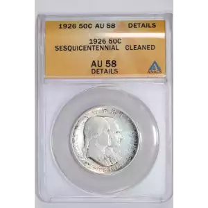 Classic Commemorative Silver--- Sesquicentennial of American Independence 1926 -Silver- 0.5 Dollar