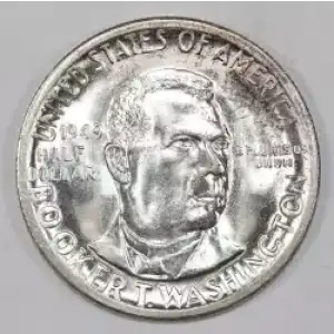 Classic Commemorative Silver--- Booker T. Washington Memorial 1946-1951-Silver- 0.5 Dollar (2)