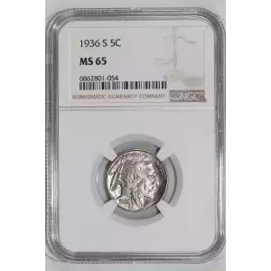 Nickel Five Cent Pieces-Indian Head or Buffalo