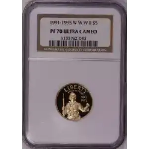 1991-1995 WORLD WAR II ANNIVERSARY ULTRA CAMEO