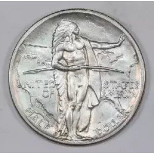 Classic Commemorative Silver Oregon Trail Memorial 1926 -1939 Silver -  0.5 Dollar