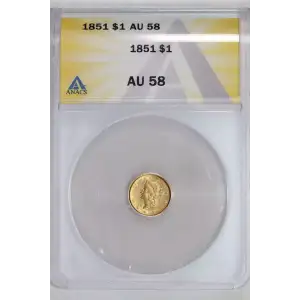 Gold Dollars---Liberty Head 1849-1854 -Gold- 1 Dollar