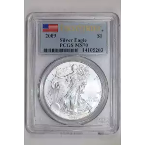 2009 $1 Silver Eagle First Strike