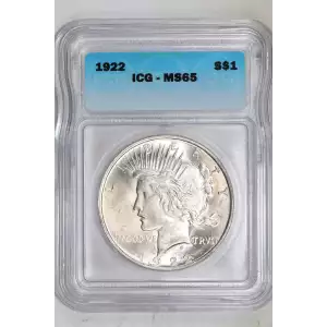 Peace Silver Dollar