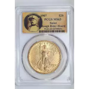 1907 $20 Saint-Gaudens