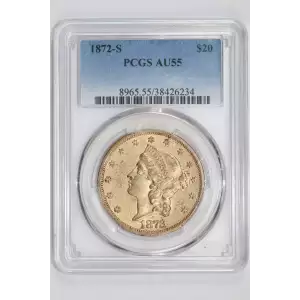 1872-S $20