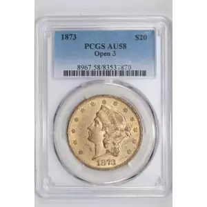 1873 $20 Open 3