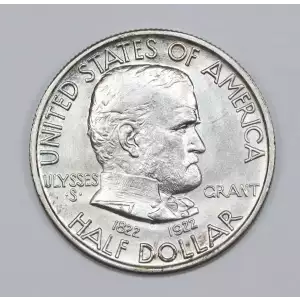 Classic Commemorative Silver--- Grant Memorial 1922 -Silver- 0.5 Dollar