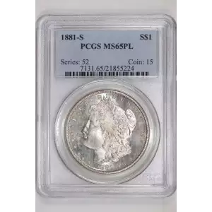 1881-S $1, PL
