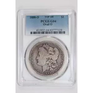 1888-O $1 Oval O TOP 100