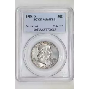1958-D 50C, FBL