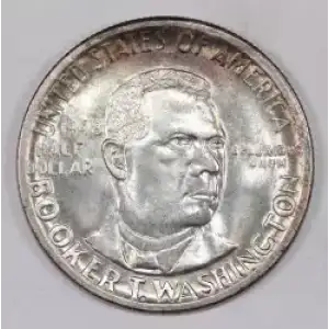 Classic Commemorative Silver--- Booker T. Washington Memorial 1946-1951-Silver- 0.5 Dollar