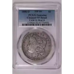 1888-O $1 VAM 21 Oval O