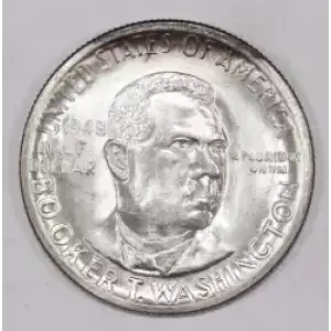 Classic Commemorative Silver--- Booker T. Washington Memorial 1946-1951-Silver- 0.5 Dollar