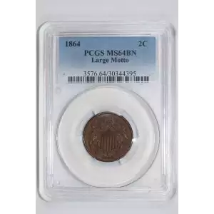 1864 2C Large Motto, BN