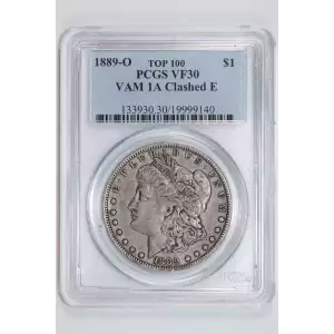 1889-O $1 VAM 1A Clashed E TOP 100