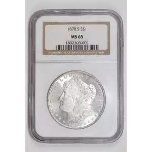 1878-S MORGAN DOLLAR NGC MS65 PQ! (2)