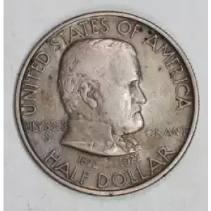 Classic Commemorative Silver--- Grant Memorial 1922 -Silver- 0.5 Dollar