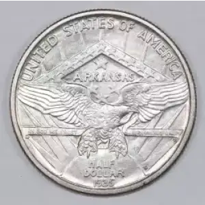 Classic Commemorative Silver--- Arkansas Centennial 1935-1939-Silver- 0.5 Dollar