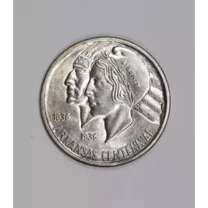 Classic Commemorative Silver--- Arkansas Centennial 1935-1939-Silver- 0.5 Dollar