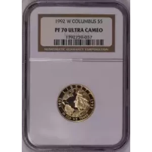 1992 COLUMBUS QUINCENTENARY ULTRA CAMEO (2)