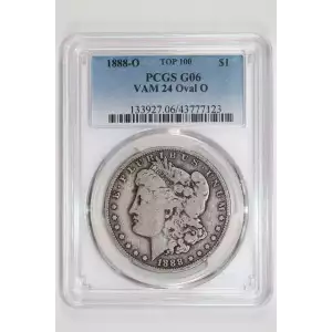 1888-O $1 VAM 24 Oval O TOP 100