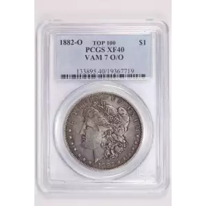 1882-O $1 VAM 7 O/O TOP 100