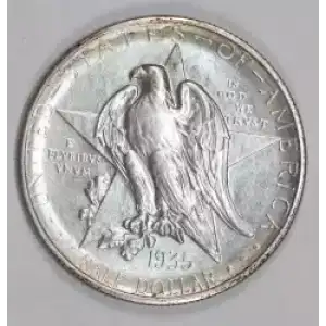 Classic Commemorative Silver--- Texas Independence Centennial 1934-1938-Silver- 0.5 Dollar