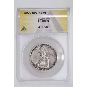 Classic Commemorative Silver--- Pilgrim Tercentenary 1920-1921-Silver- 0.5 Dollar
