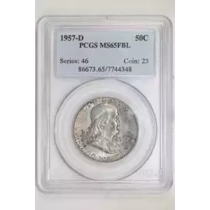 1957-D 50C, FBL